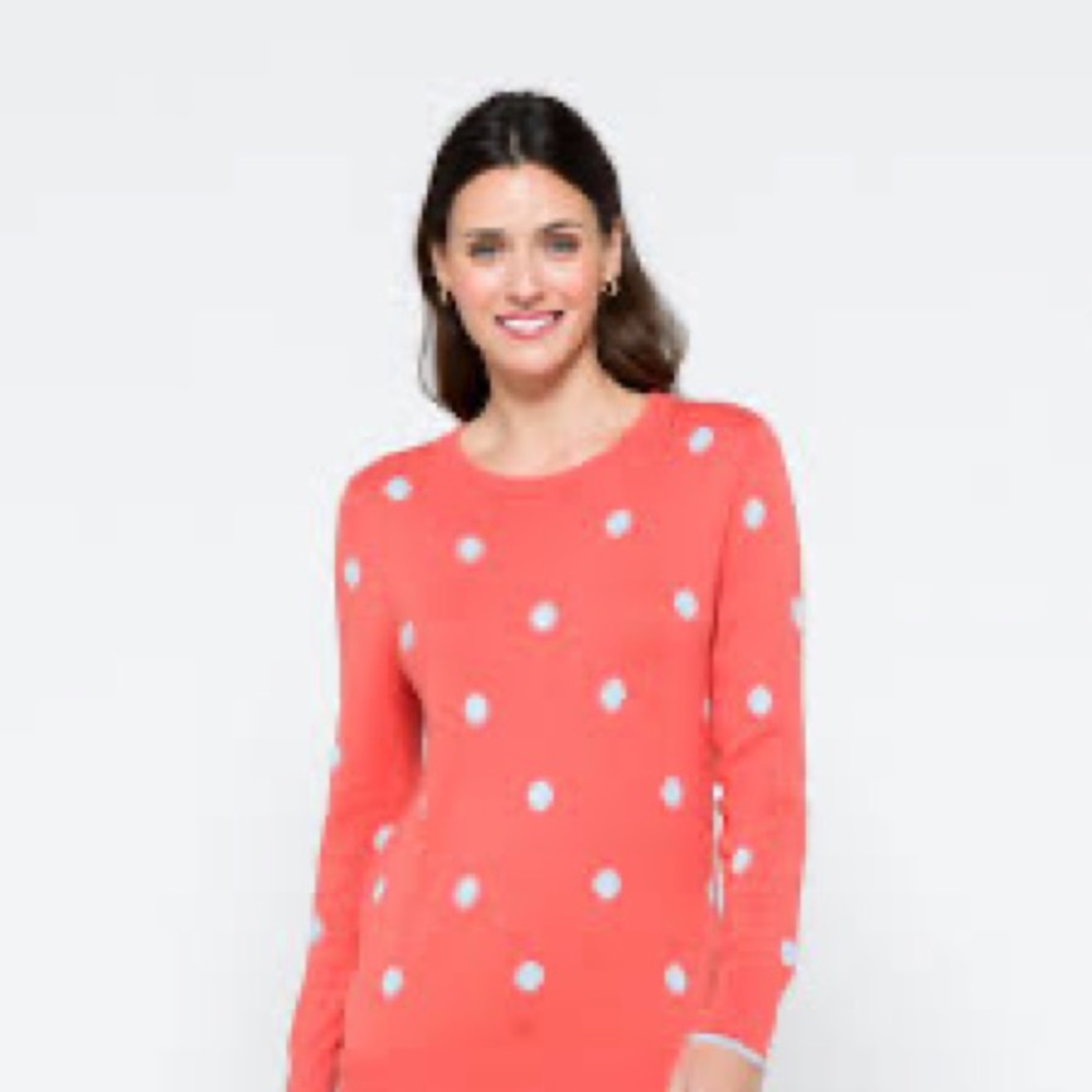Market & Spruce polka dot sweater from Stitchfix